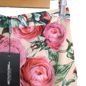 PRETTYLITTLETHING BNWT Asymmetric Skirt Size 10