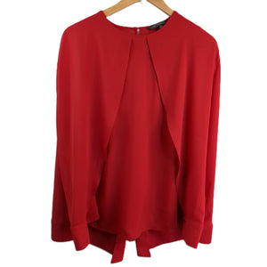 LIZ JORDAN Cape Sleeve Woven Top Size 10