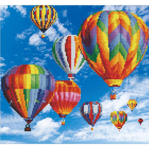 DIAMOND DOTZ® Hot Air Balloons 40x37cm