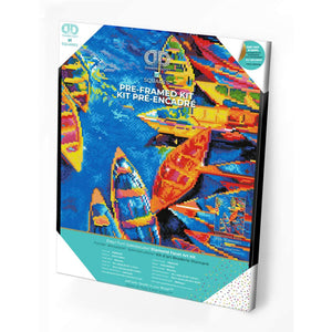 DIAMOND DOTZ® PRE-FRAMED Blue Bay 35x45cm