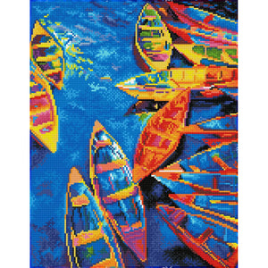 DIAMOND DOTZ® PRE-FRAMED Blue Bay 35x45cm