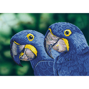 DIAMOND DOTZ® Blue Hyacinth Macaws 52x37cm