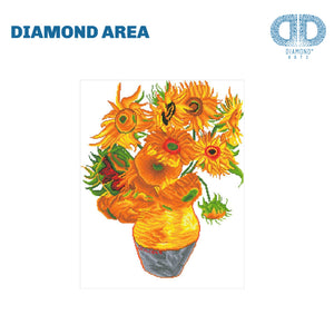 DIAMOND DOTZ® Sunflowers (Van Gogh) 56x71cm