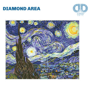 DIAMOND DOTZ® Starry Night (Van Gogh) 50.8x40.6cm