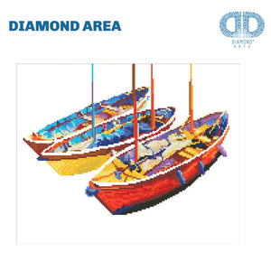 DIAMOND DOTZ® Dream Boats 47x38cm