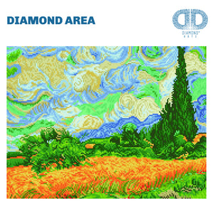 DIAMOND DOTZ® Wheat Fields (Van Gogh) 51x39cm