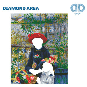 DIAMOND DOTZ® Two Sisters on the Terrace (Apres Renoir) 42x52cm