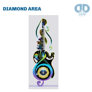 DIAMOND DOTZ® Guitar Icon 31x77cm