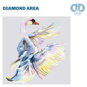 DIAMOND DOTZ® Graceful Landing 51.5x51.5cm