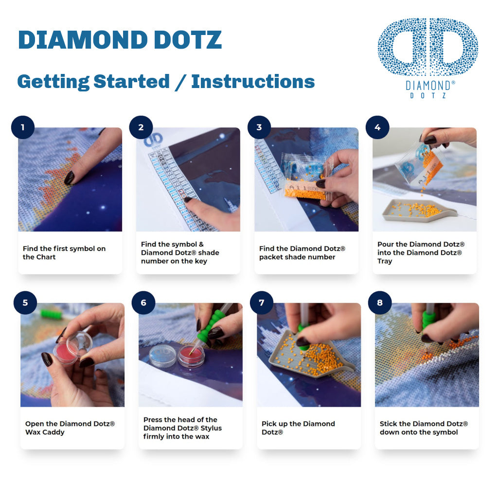 DIAMOND DOTZ DD10-045 - Original Diamond Painting Set Graceful