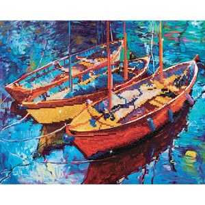 DIAMOND DOTZ® Dream Boats 47x38cm