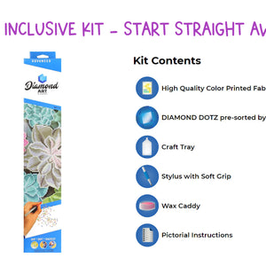 DIAMOND DOTZ® Succulents 42x37cm