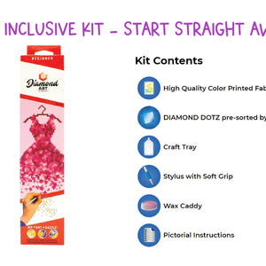 DIAMOND DOTZ® Dress 22x22cm