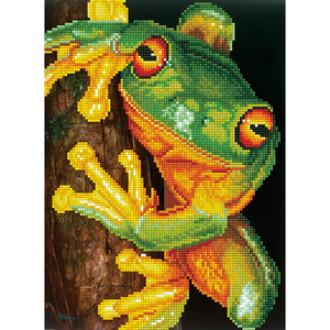 DIAMOND DOTZ® Green Tree Frog 27x37cm