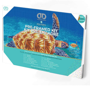 DIAMOND DOTZ® PRE-FRAMED Graceful Swimmer 52x37cm