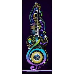 DIAMOND DOTZ® Guitar Icon 31x77cm