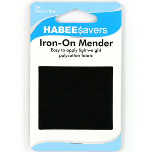 HABEE$avers Iron-On Mender 'Black'
