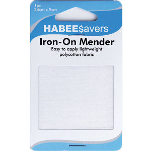 HABEE$avers Iron-On Mender 'White'