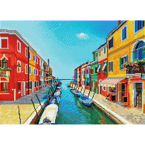 DIAMOND DOTZ® PRE-FRAMED Italian Summer 51.5x37cm