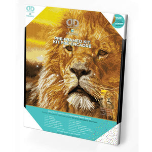 DIAMOND DOTZ® PRE-FRAMED Lord of the Serengeti 35x45cm