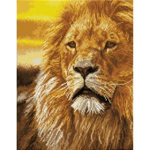 DIAMOND DOTZ® PRE-FRAMED Lord of the Serengeti 35x45cm