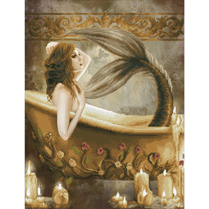 DIAMOND DOTZ® Bath Time Mermaid 52x68cm