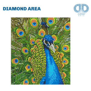 DIAMOND DOTZ® Peacock 37x42cm