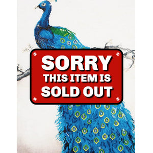 DIAMOND DOTZ® Blue Peacock 60x84cm