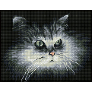 DIAMOND DOTZ® PRE-FRAMED Shadow Cat 32x25cm