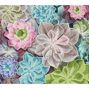 DIAMOND DOTZ® Succulents 42x37cm