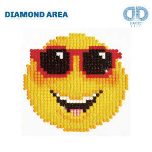 DIAMOND DOTZ® Smiling Face 10.2x10.2cm