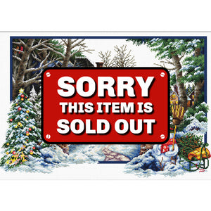 NEEDLE ART WORLD Printed Cross Stitch 'Winter Comes'