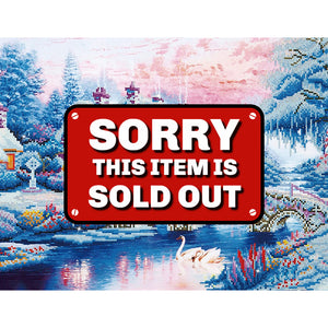 DIAMOND DOTZ® Winter Village 79x50cm