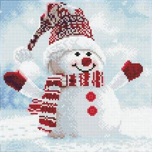 DIAMOND DOTZ® Snowman 30.5x30.5cm