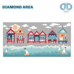 DIAMOND DOTZ® Seaside Days 53x27cm