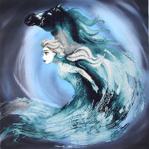 DIAMOND DOTZ® DISNEY FROZEN II Elsa and the Nokk 60x60cm