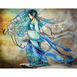 DIAMOND DOTZ® Dragon Princess 67x85cm