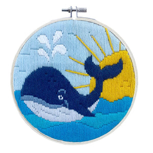 LADYBIRD Long Stitch Kit 'Whale Song' 15.2x15.2cm