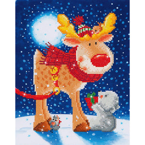 DIAMOND DOTZ® Reindeer Gift 27x35cm