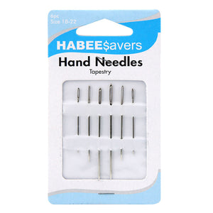 HABEE$AVERS 6pc Tapestry Needles Size 18-22