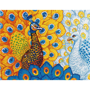 DIAMOND DOTZ® Romantic Peacocks 57x49cm