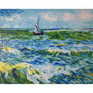 DIAMOND DOTZ® Seascape at Saint Maries (Van Gogh) 55x45cm