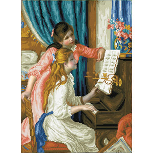 DIAMOND DOTZ® Girl's at the Piano (Renoir) 48x66cm