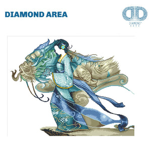 DIAMOND DOTZ® Dragon Princess 67x85cm