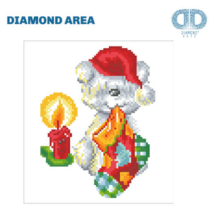 DIAMOND DOTZ® Puppy Stocking 23x25cm