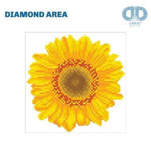 DIAMOND DOTZ® Happy Day Sunflower 20x20cm